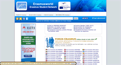 Desktop Screenshot of erasmusworld.es